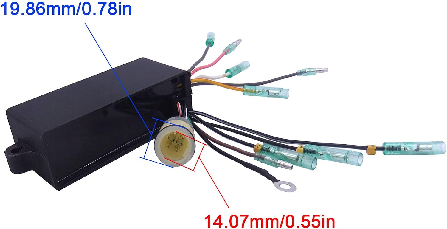 Boat Motor 6H3-85540-11 6H3-85540-10 6H3-85540-00 for Capacitor Discharge Ignition Igniter Module Unit Assy for Yamaha Outboard Engine 60HP 70HP E60 70 P60 70E 2-Stroke