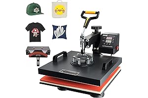2 in 1 Heat Press Machine with Hat Heat Press
