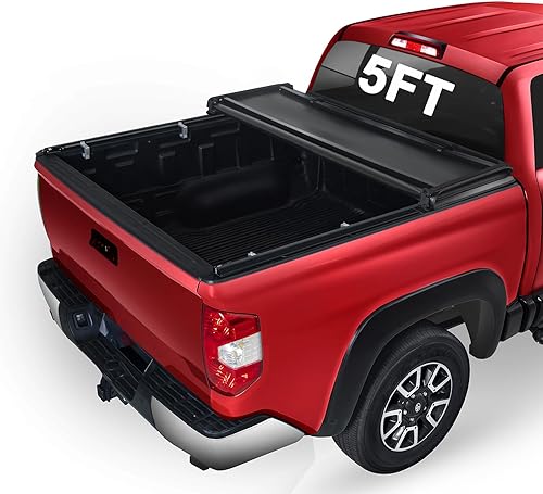 Miniatura 8 de Funda Tonneau de 5 pies para camioneta Ford Ranger, funda suave compatible con Ford Ranger 2019-2023 5 pies FleetsideStyleside cama (61 pulgadas)