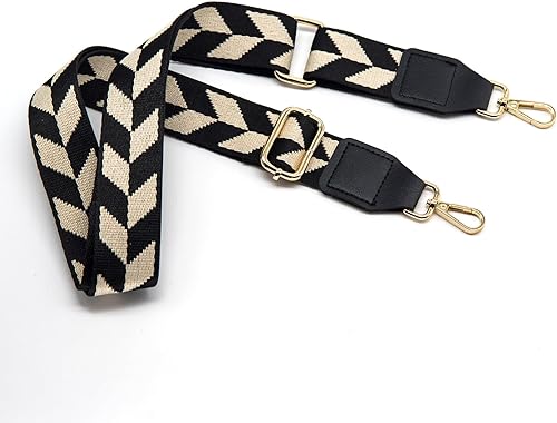 Miniatura 4 de S&loyoe Correas de repuesto para bolso, correa ajustable para bolsa cruzada, correas de guitarra anchas para bolsos de 1.5 pulgadas