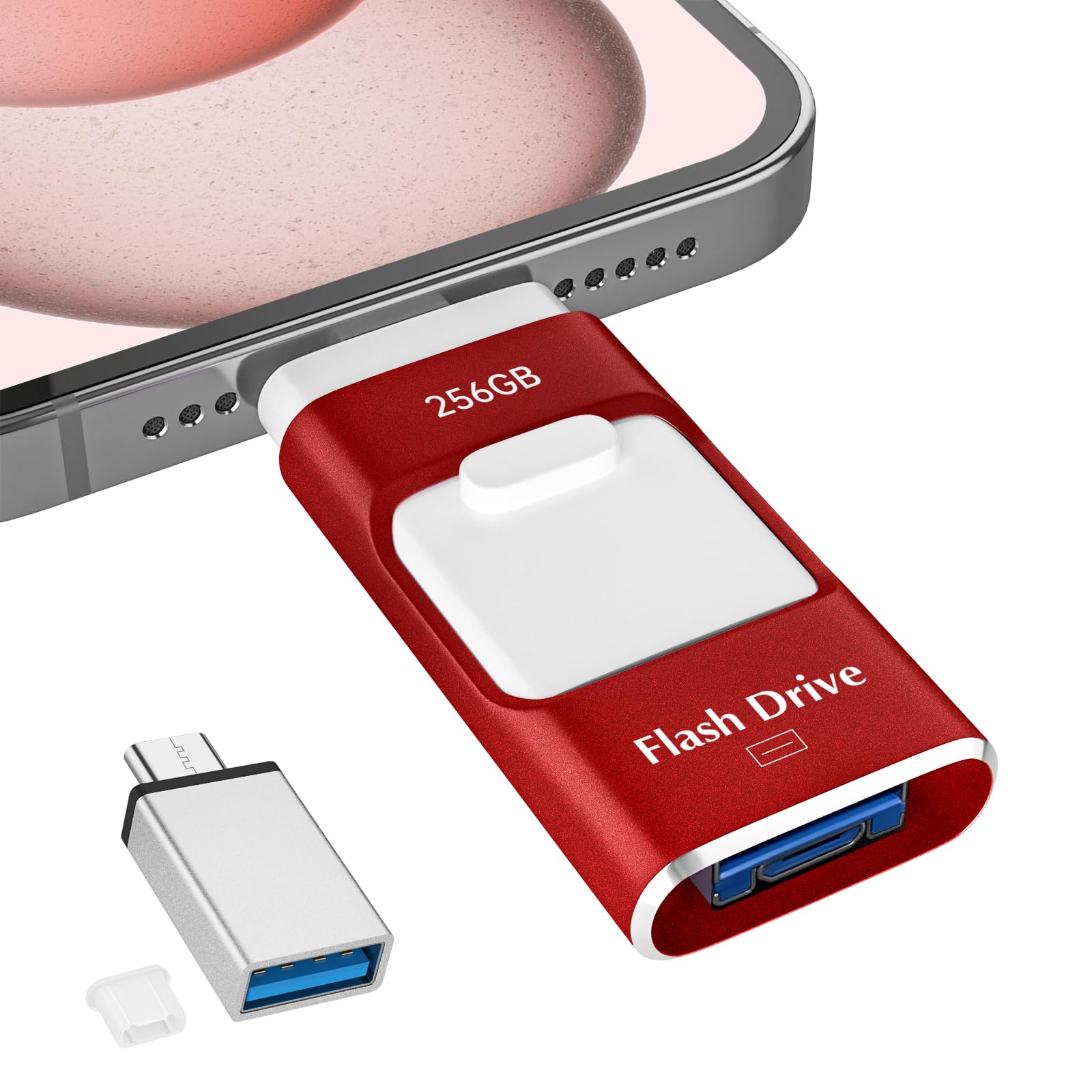 Amazon.co.jp: USBメモリ 256GB 【アプリ不要・アルバムから写真保存