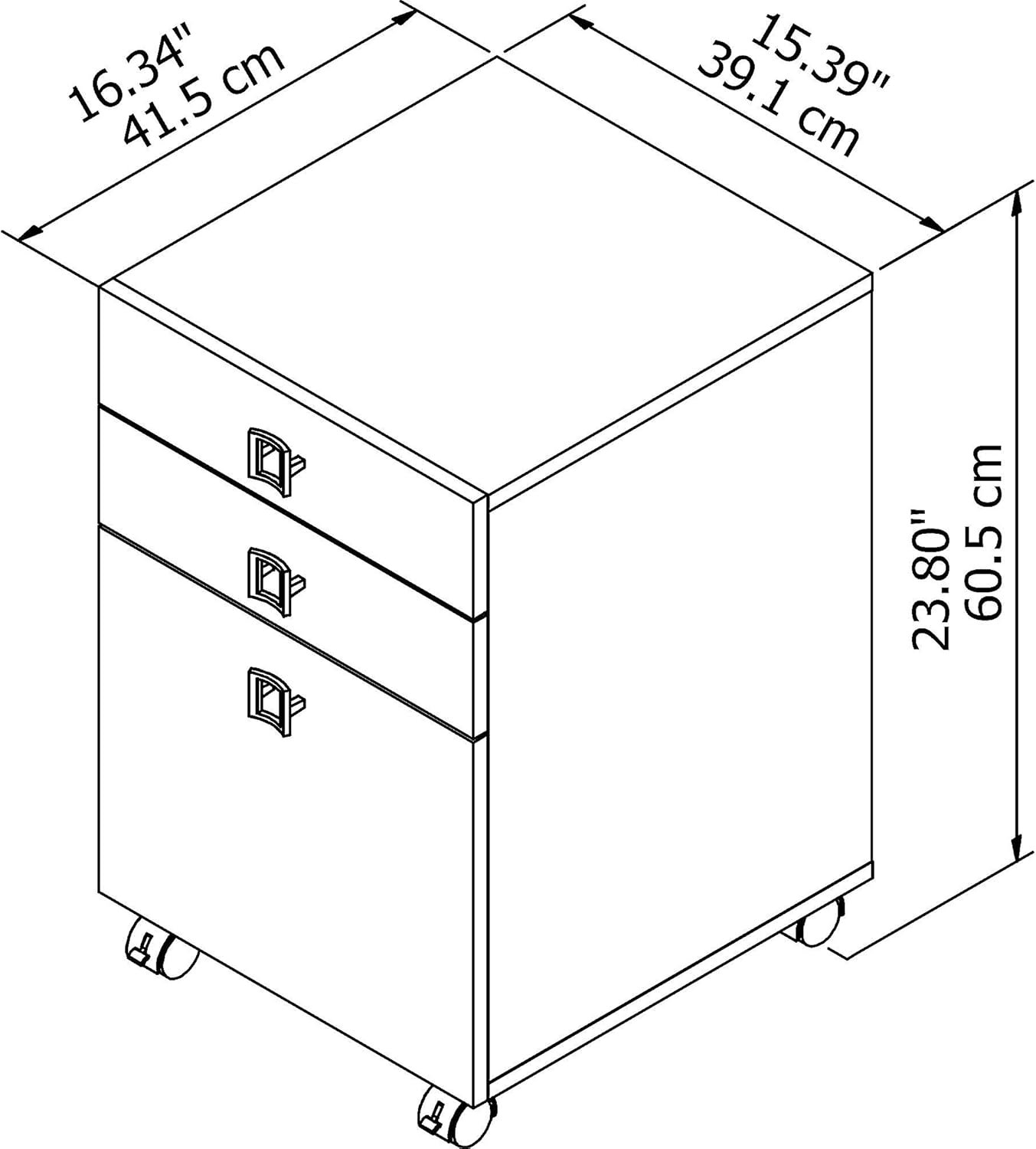 Bush Business Furniture Hybrid L Shaped Table Desk with Metal Legs, 72W x 30D, Platinum Gray