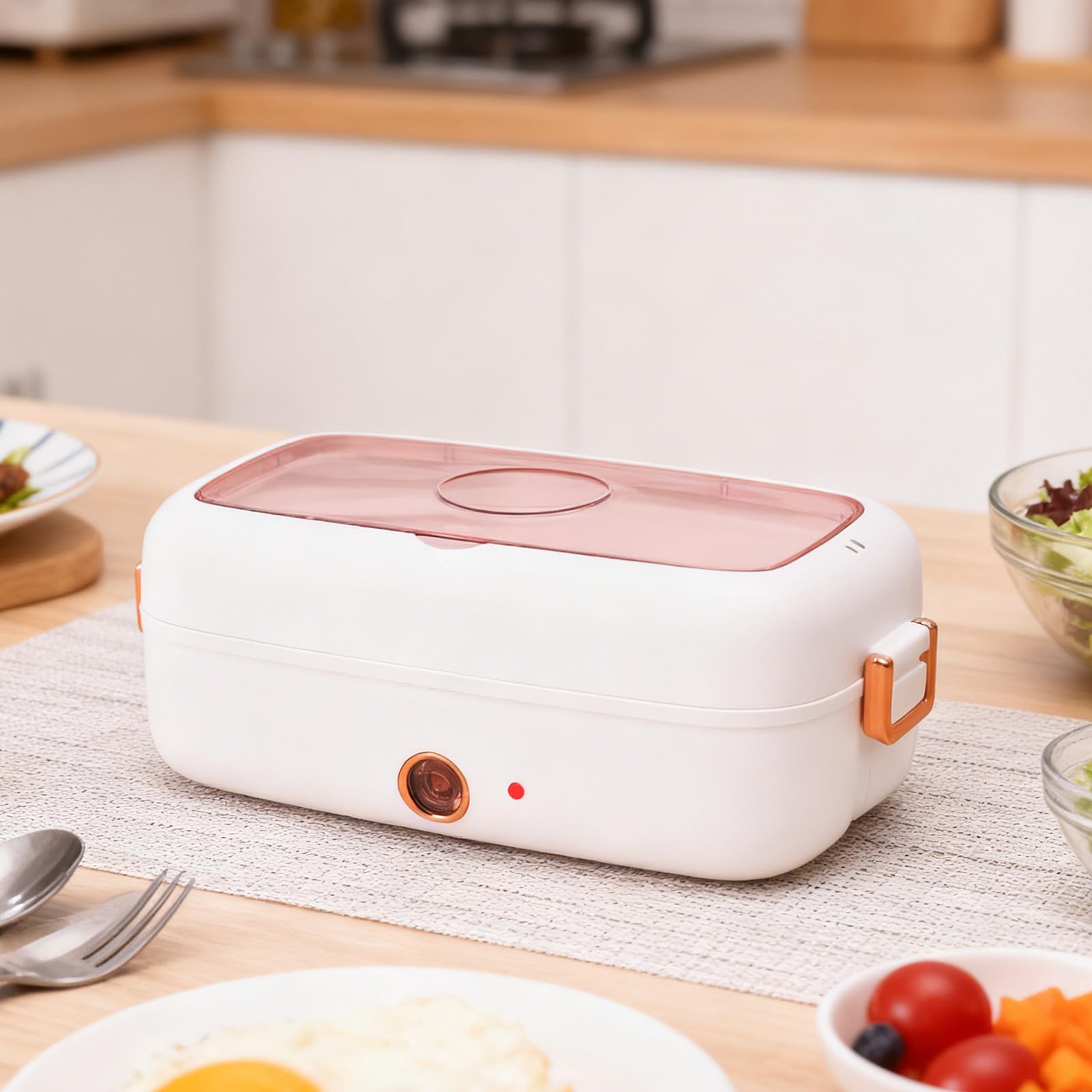 Scatola Pranzo Autoriscaldante | Portatile Riscaldamento Rapido Antigoccia | Portapranzo Riscaldato Per Uomini,Per Uomini Donne Bambini Casa Scuola Ufficio Auto Viaggio Campeggio Picnic Lavoro
