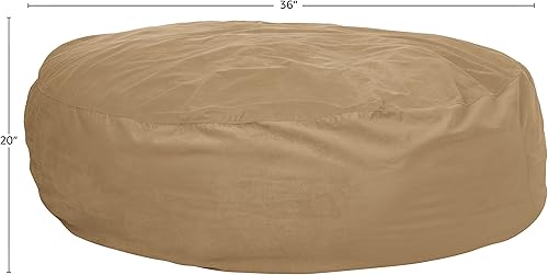 Miniatura 33 de Chill Sack - Funda para puf Microgamuza - Carbón - Solo funda,Microsuede - Chocolate - Solo funda,Microsuede - Azul marino - Solo funda,Guijarro -