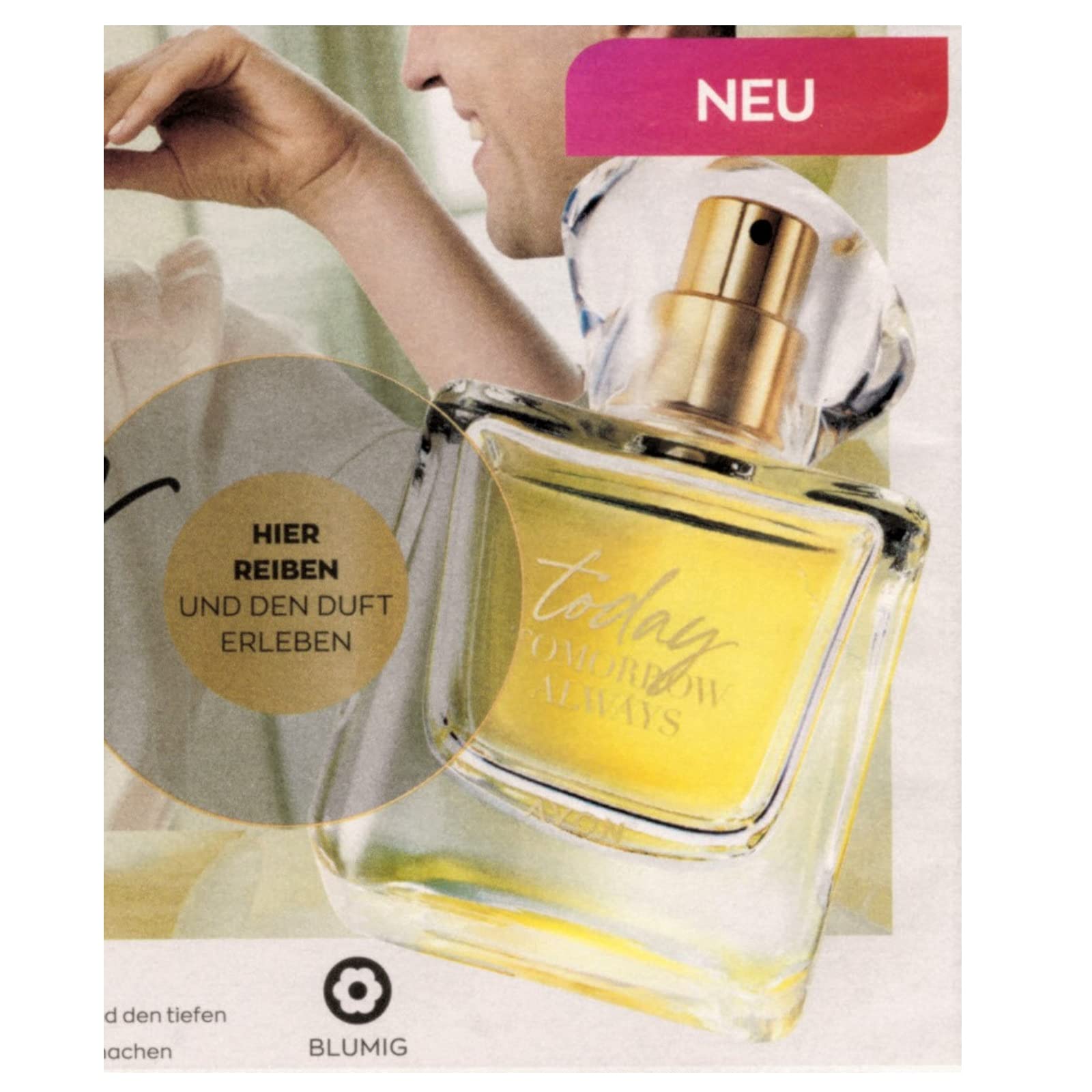 Avon 3er Set TTA Today Serie Eau de Parfum 50ml, Bodylotion 150ml, Taschenspray 10ml für Damen neue Edition