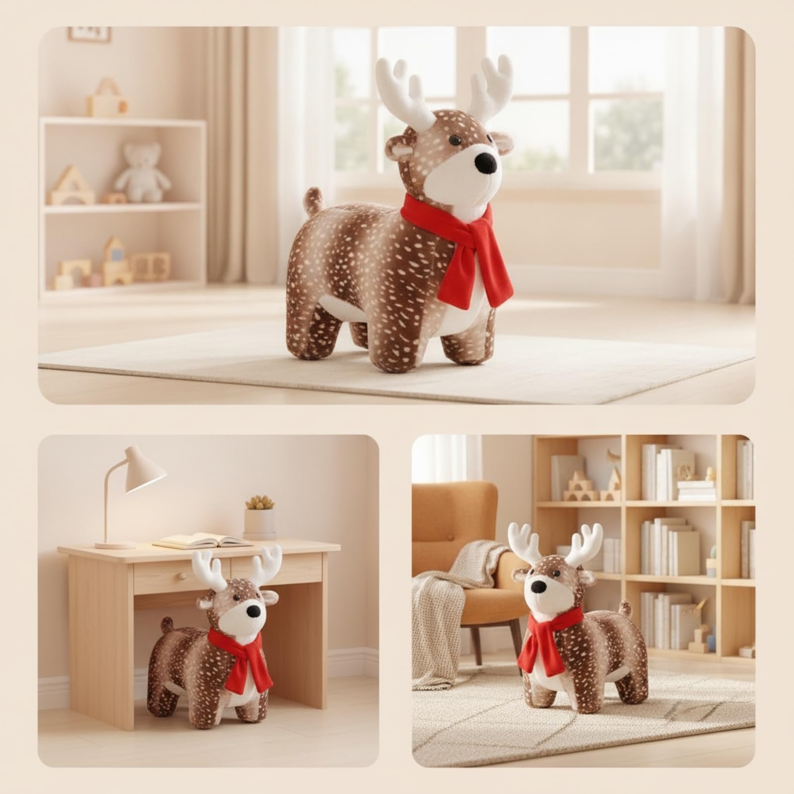 Perfeclan Taburete con Ruedas Seguro | Mueble, Cómodo, Banco, para Dormitorio Infantil, Guardería, Niños