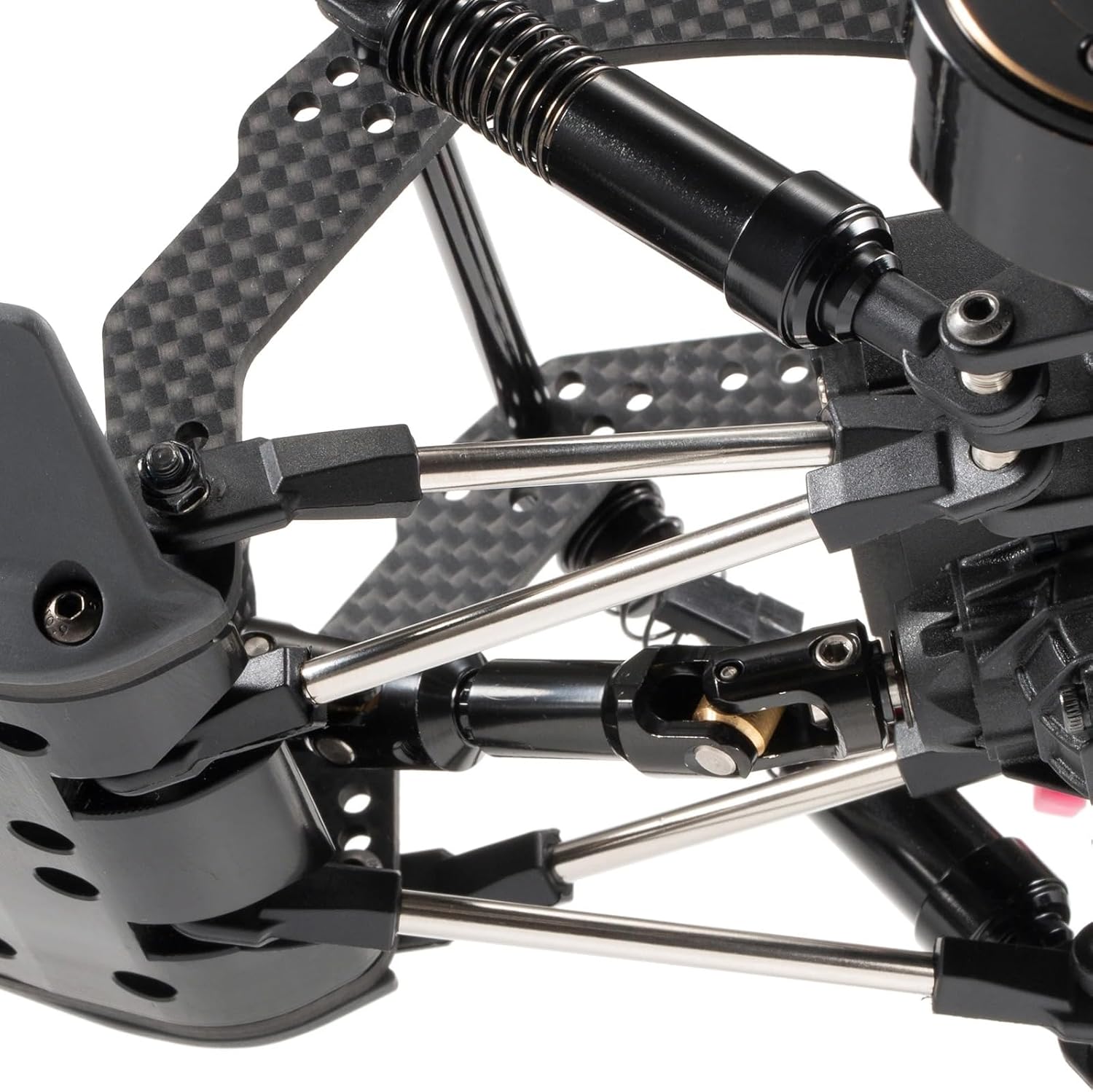 Carbon Fiber LCG Custom Build Chassis Kit and Links Set for 1/10 RC Rock Crawler High Clearance Extreme Breakover (Link Kit)