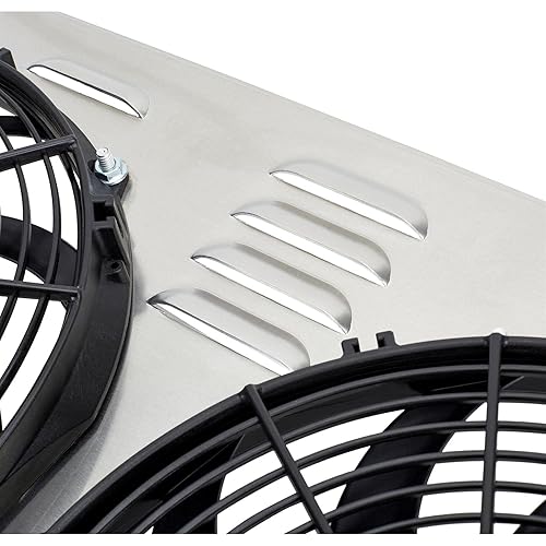 Miniatura 4 de Combo doble de cubierta de ventilador de 12 pulgadas, 28 W x 17 H