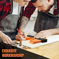 Vista 7 de Contour Gauge Duplicator with Lock, 2 Pack Widen Shape Contour Duplication Gauge Profile Tool (5" & 10"), Precisely Copy Irregular Shape Instant