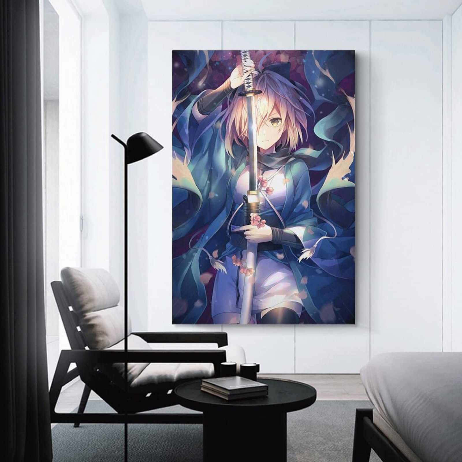 Amazon.co.jp: 絵画 沖田総司 Fate FGO ポスター プリントアート 背景