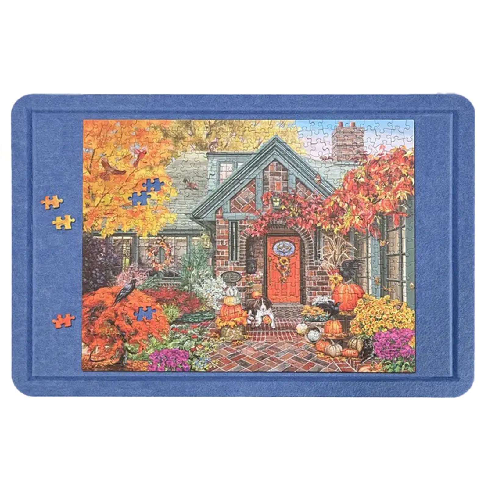 Vllentin Folding Tilting Puzzle Table,Lightweight Portable Felt Puzzle Board,Foldaway Puzzles Board Felt Mat,Non-Slip,Foldable,Easy Storage,for Organizing And Storing Puzzles Pieces