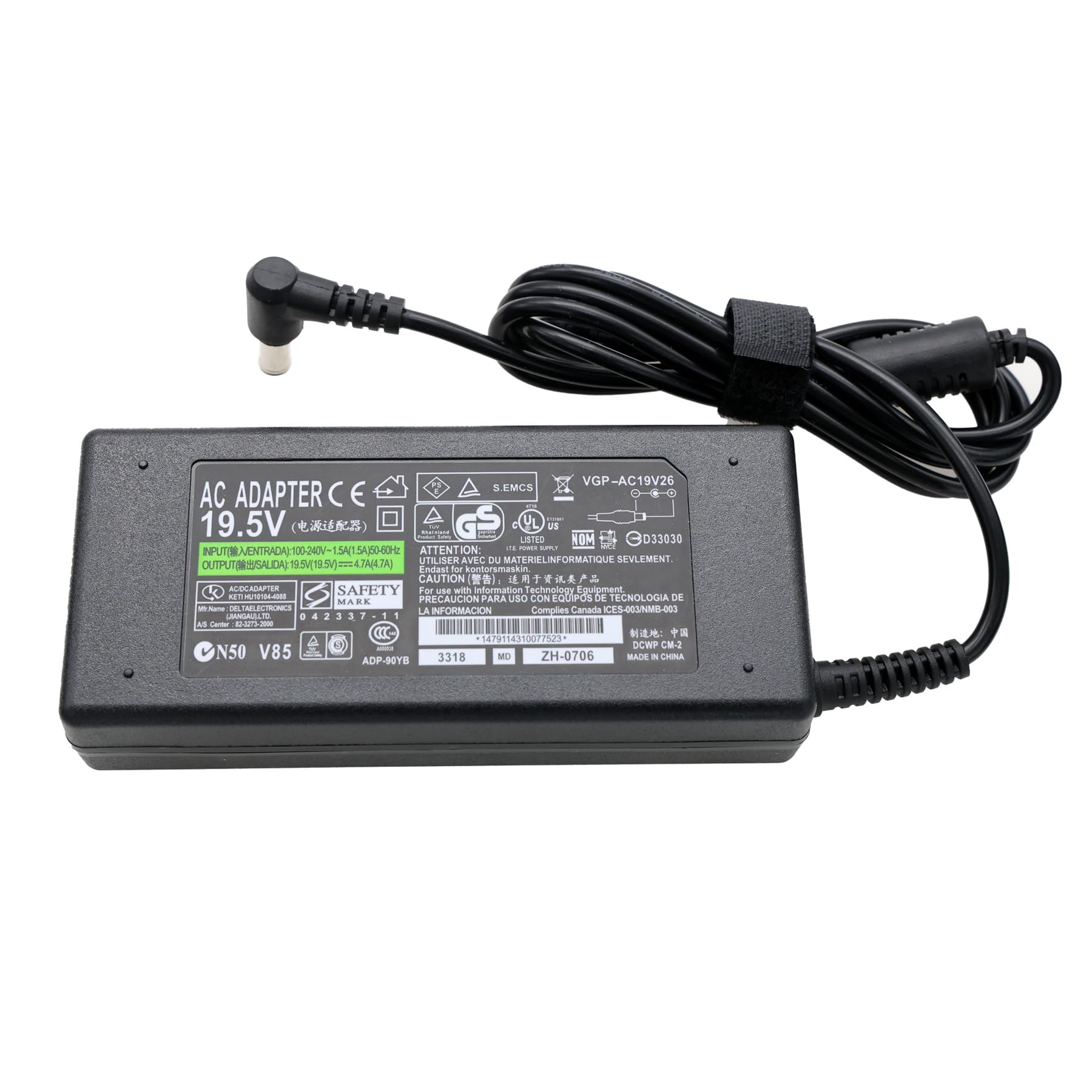HangTon Bloc d'alimentation AC DC pour appareil photo Sony FX6 FX9, 19,5 V, CC
