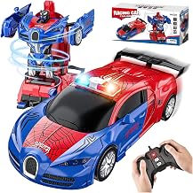 Spider Voiture Télécommandée Enfant - 2 en 1 RC Car Transform Robot Jouet