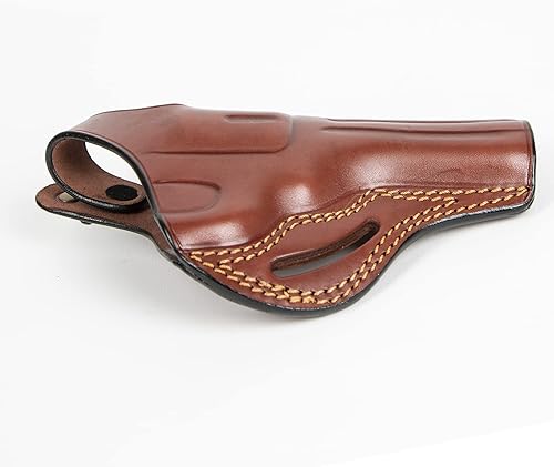 Miniatura 7 de DORUK Funda  S&W Modelo 686 4 pulgadas Revolver OWB Funda de pistola de cuero hecha a mano