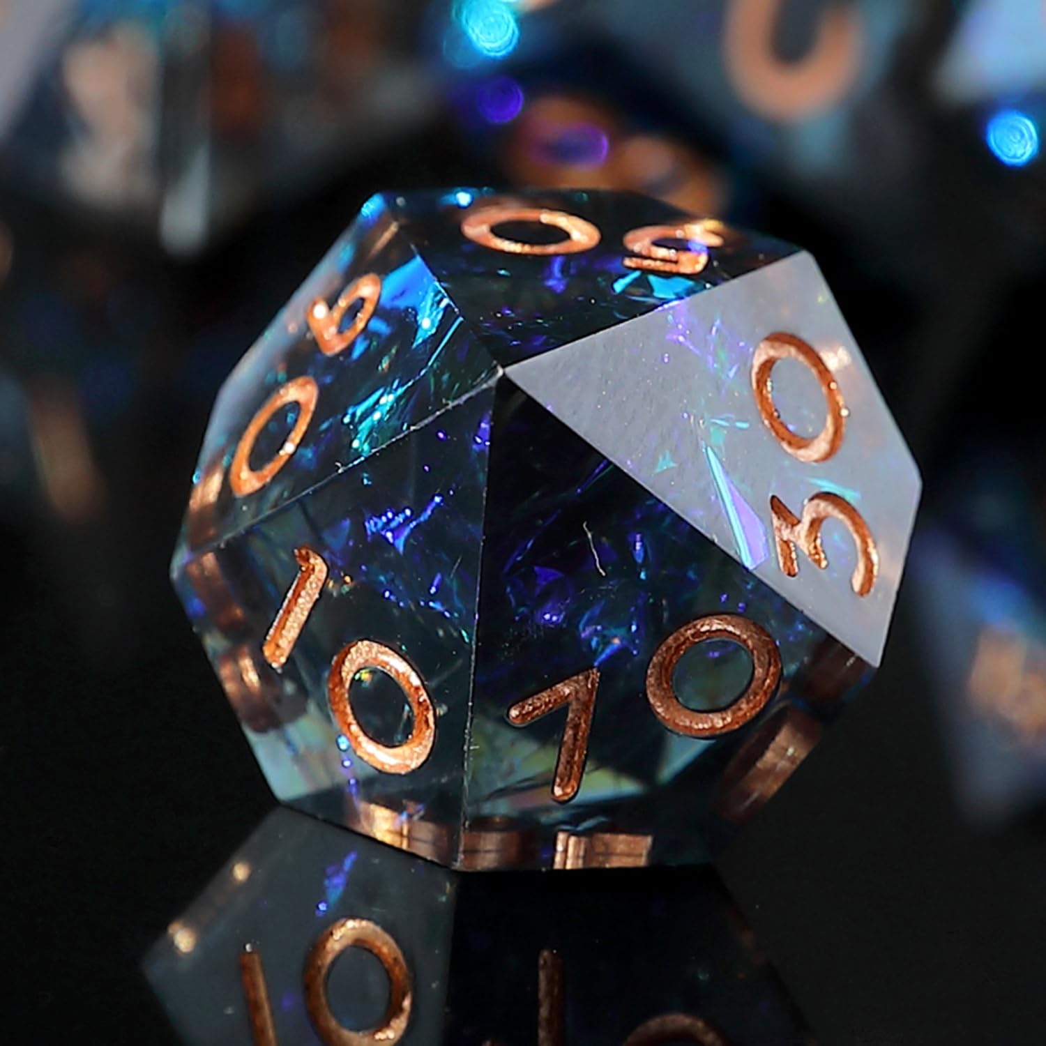 Dungeons and Dragons DND Dice D20, juego de dados de núcleo líquido D&D de 33 mm Dungeons and Dragons DND Dice D20, juego de dados de núcleo líquido D&D de 33 mm