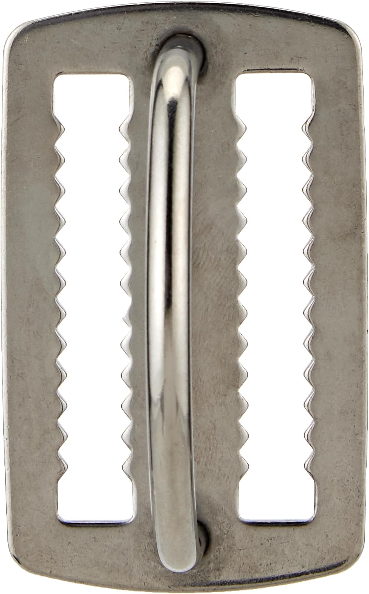 Scuba Choice Stainless Steel Weight Belt Keeper with D-Ring – Heavy Duty, Slip-Free, Prevents Accidental Release, Fits 2" Webbing, Ideal for Diving, Spearfishing, and Water Sports Accessories