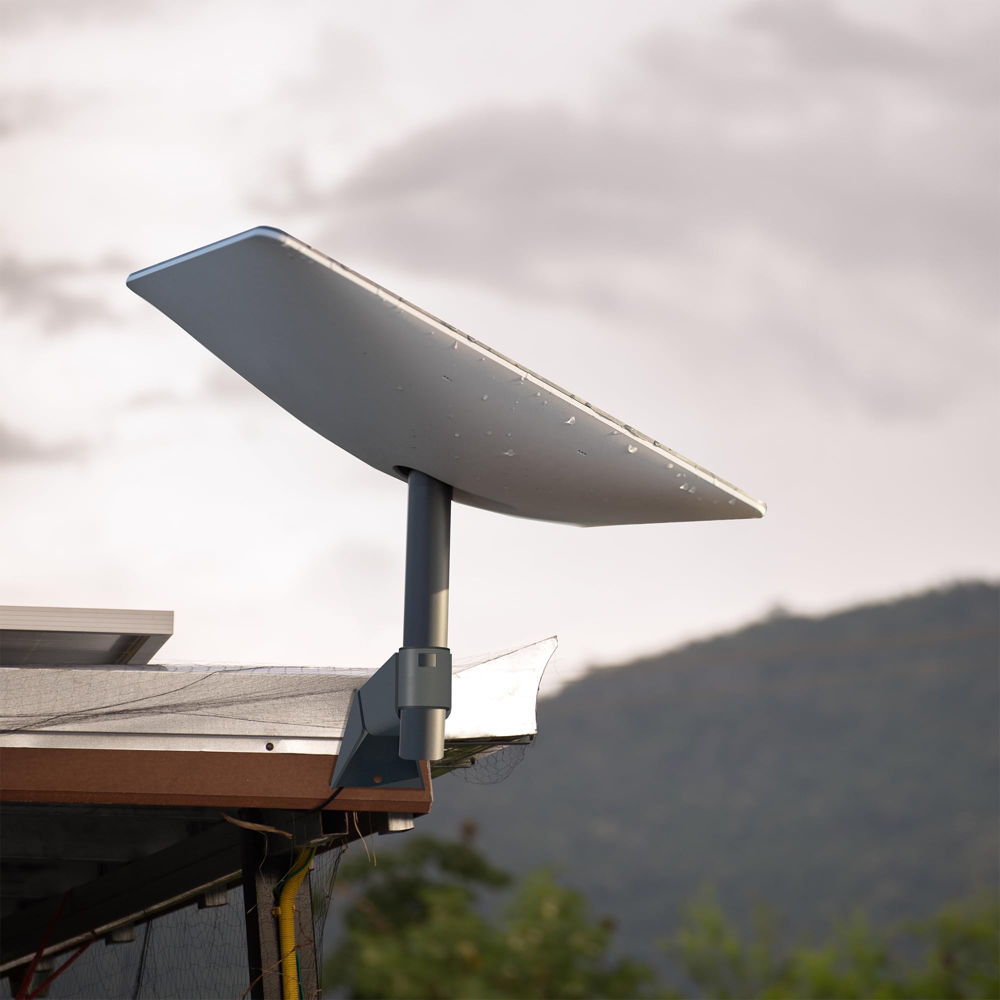 VIVO Long Arm Extending Wall Mount Designed for Starlink Gen2 Internet Satellite Dish, Gray, Mount-SLINK2