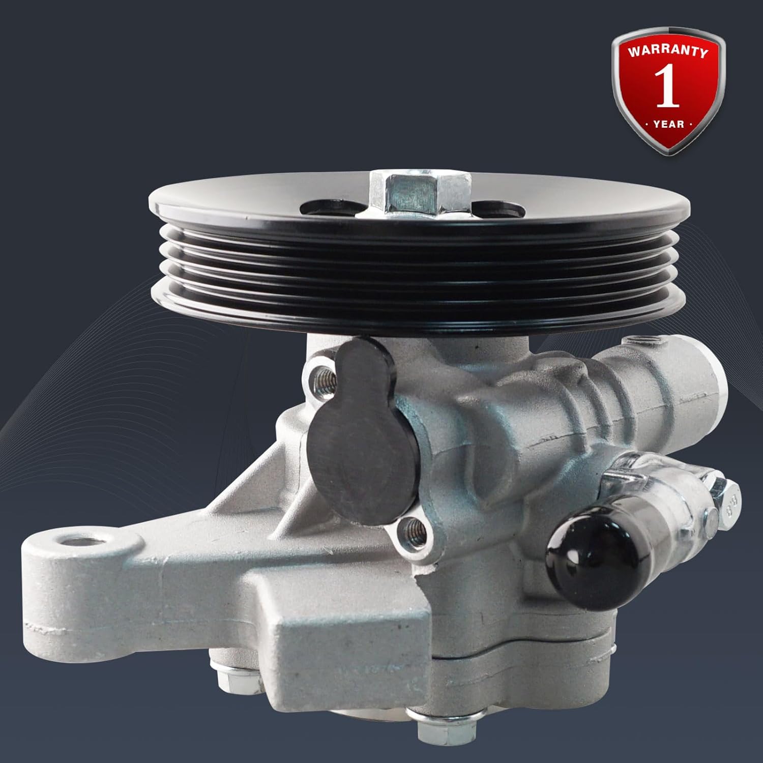 Power Steering Pump 56110P2A003 with Pulley Compatible with Honda Civic 1996-2000 CR-V 1997-2001 Acura EL 1997-2000 1.6L 2.0L L4 Replaces 21-5066 5333N 56110P2A013 56110P3F013