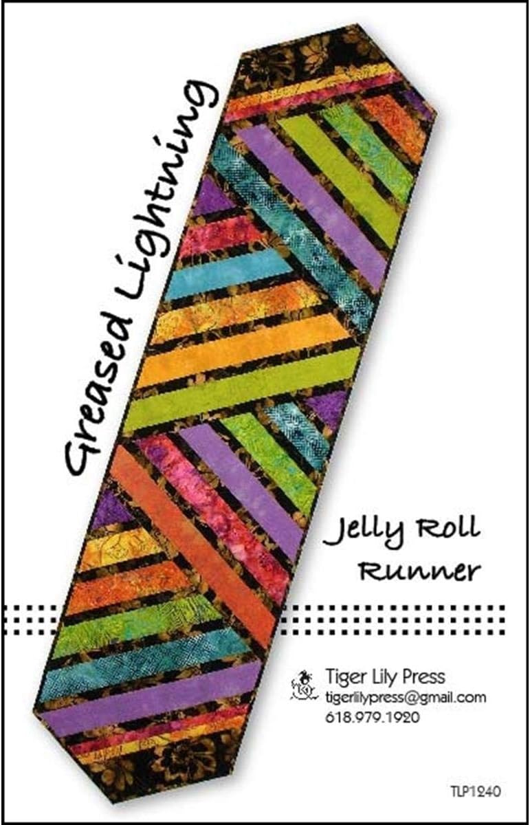 Table Runner pattern, Finishes 15" x 60", Multicolor