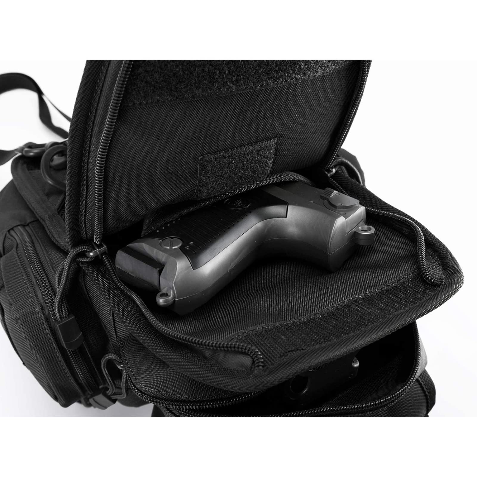 G4Free Tactical EDC Sling Bag Pack with Pistol Holster Sling Shoulder