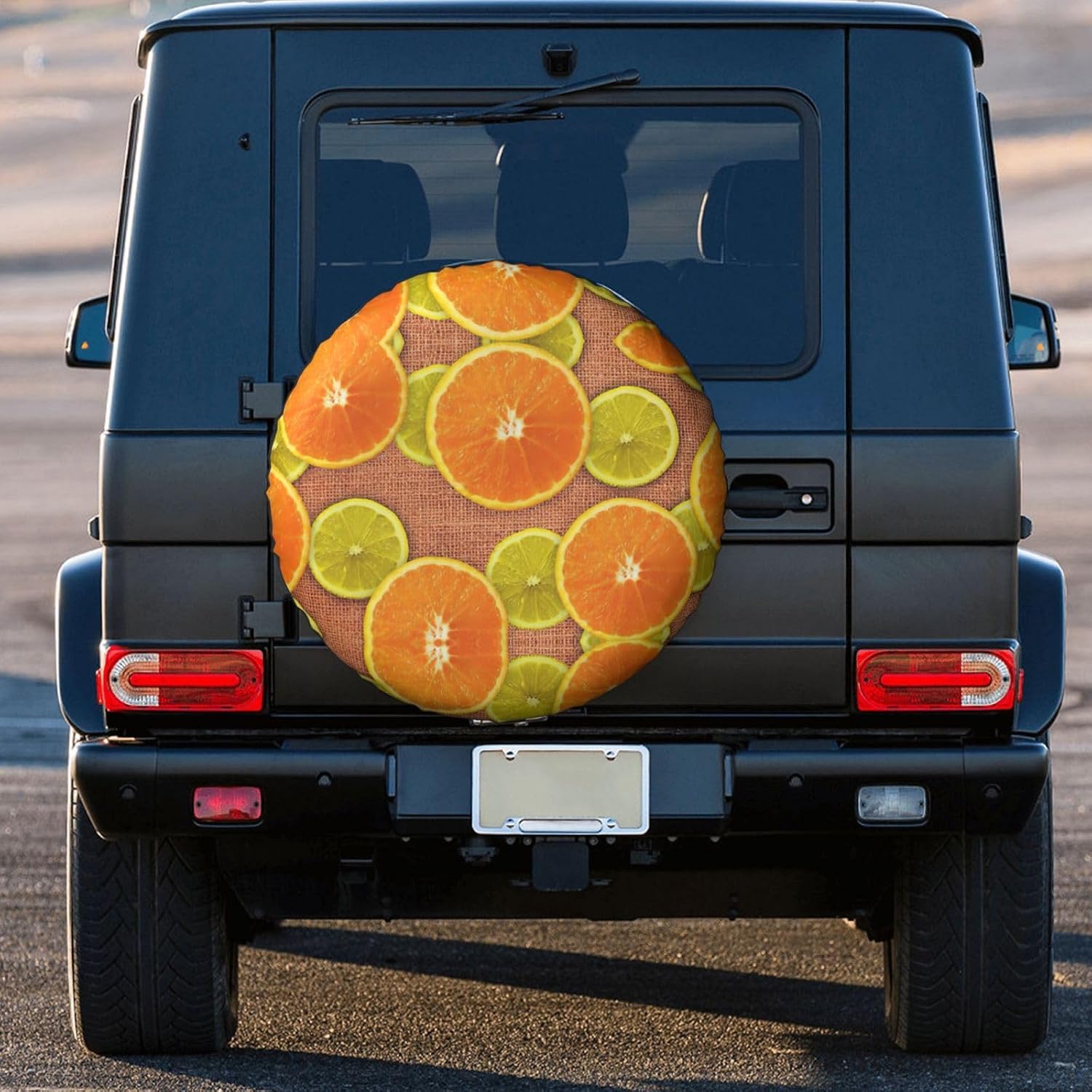 Lemons and Oranges Print Tire Cover Universal Spare Wheel for Trailer Rv SUV Truck Camper Travel Accessories