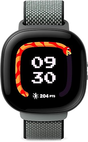 Fitbit Google Ace LTE - Reloj inteligente para niños con llamadas, mensajes, GPS y juegos basados en actividades, se requiere plan de datos de Ace