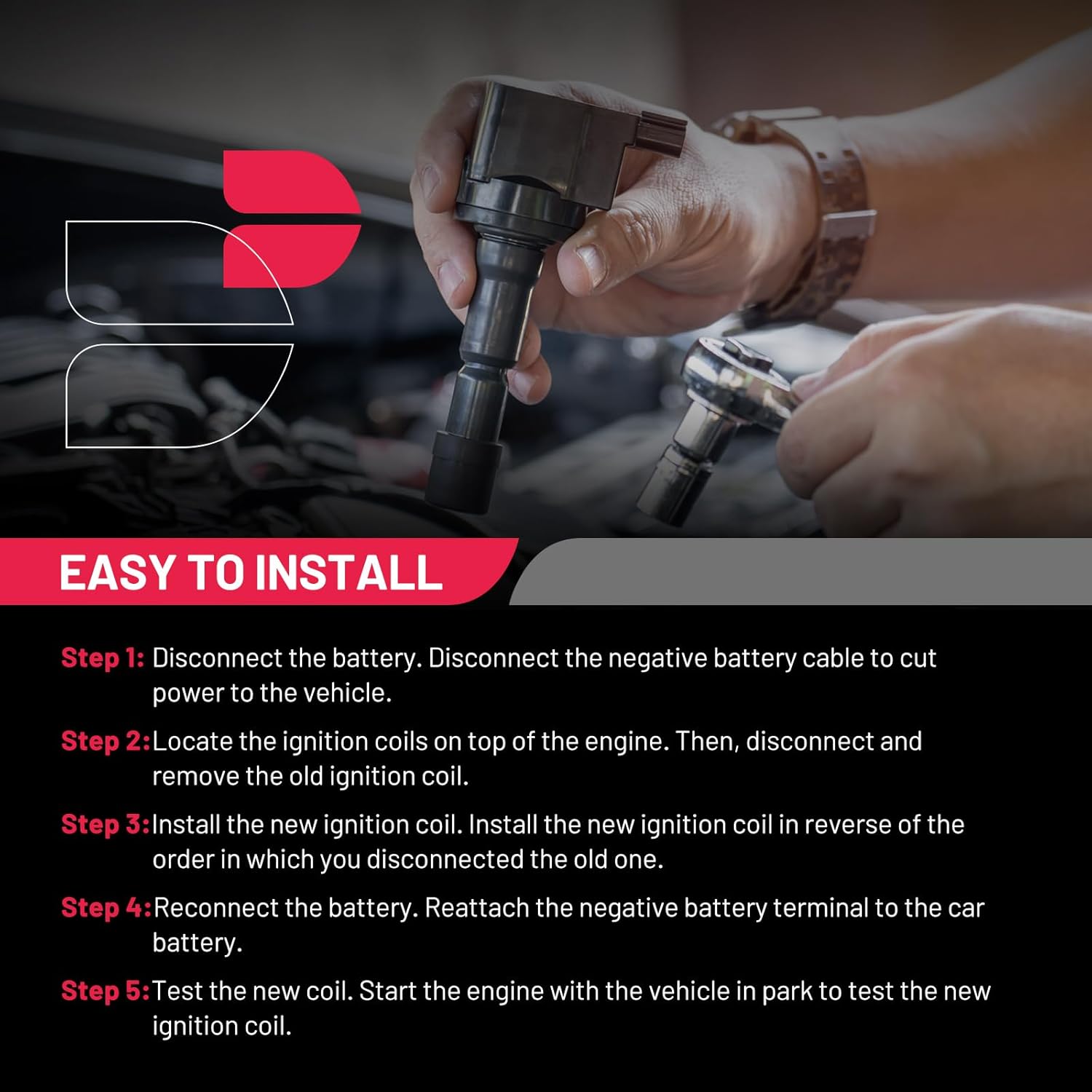 BDFHYK イグニッションコイルパック 6個セット UF603 & プラチナ