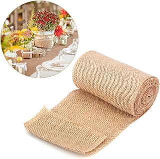 Tela arpillera para tapicería Estilo de la Naturaleza de la Vendimia, Arpillera de la Tela de Lino, arpillera para la decoración de hogar (15cm*5m)