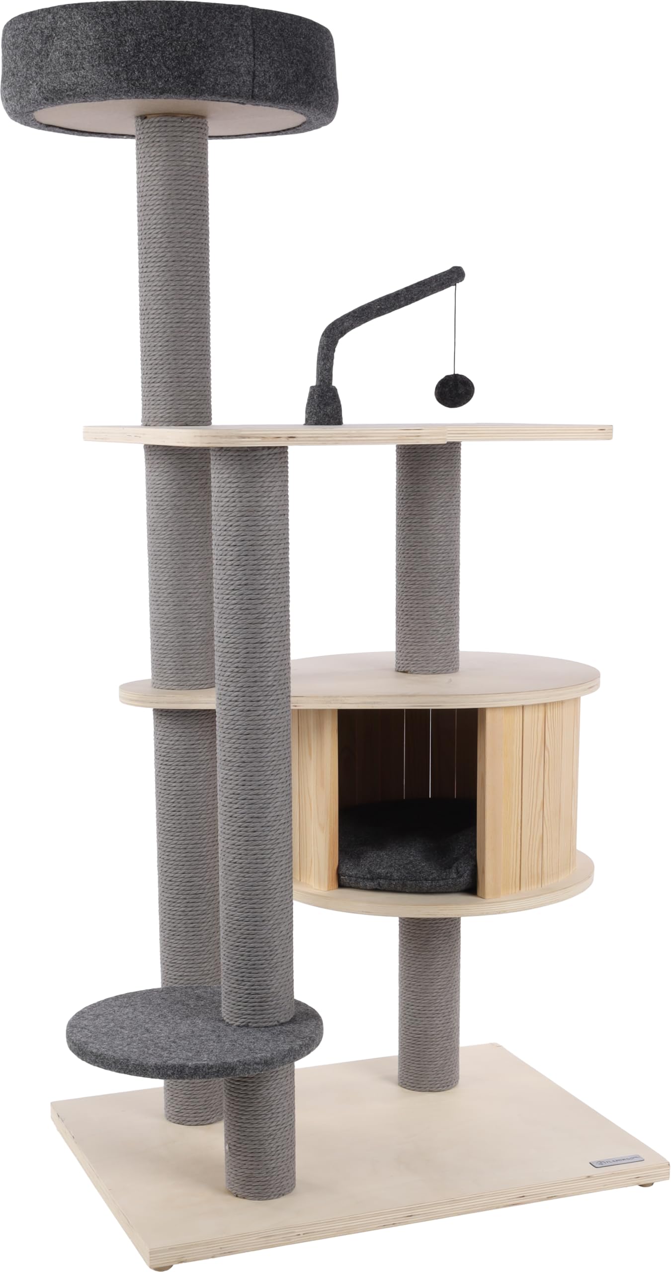 Arbre à chat Kandis dans votre salon pour l'équilibre de votre chat