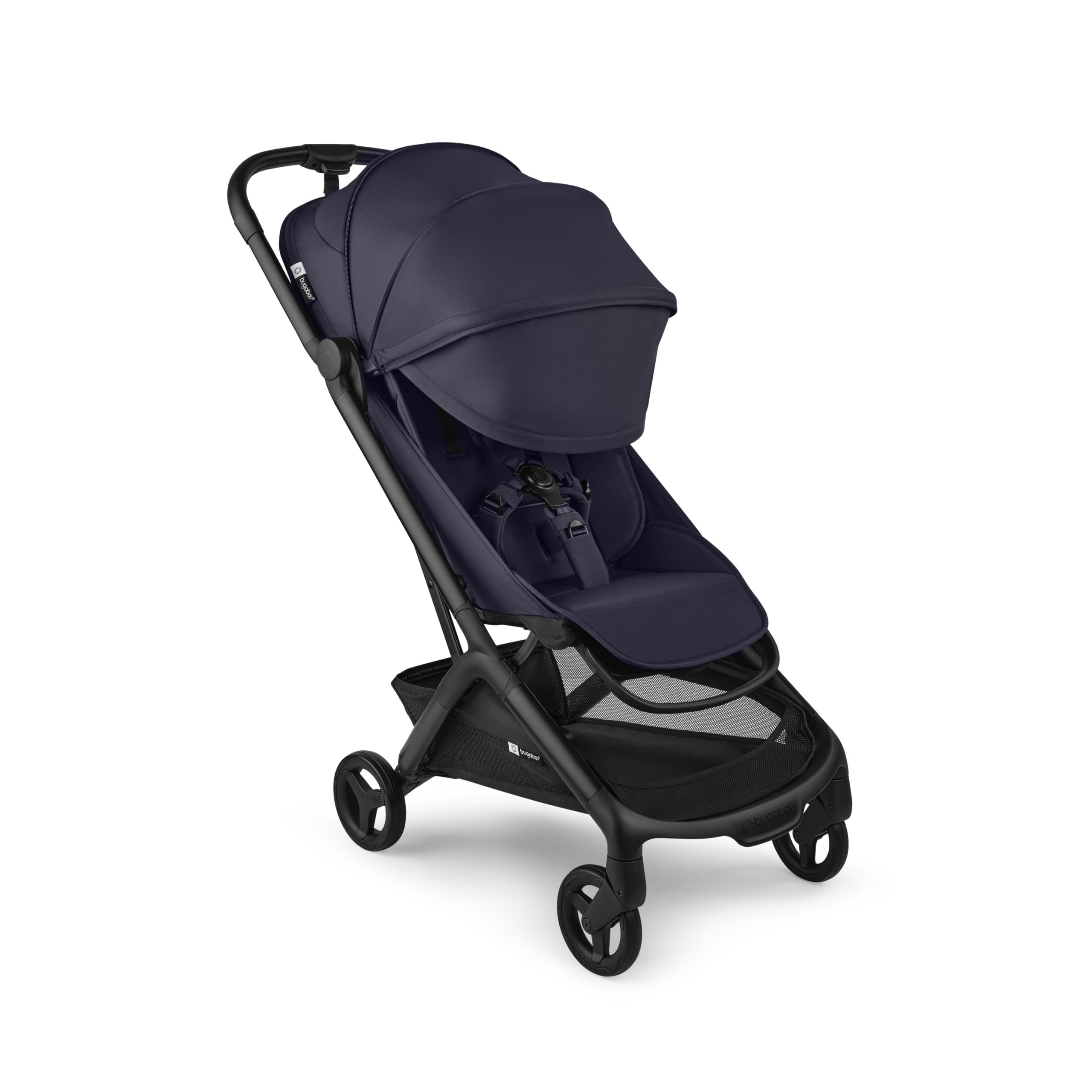Bugaboo Butterfly 2 Travel Stroller, Ultra-Compact One-Second Fold, Lightweight and Airplane-Friendly, Deep Indigo