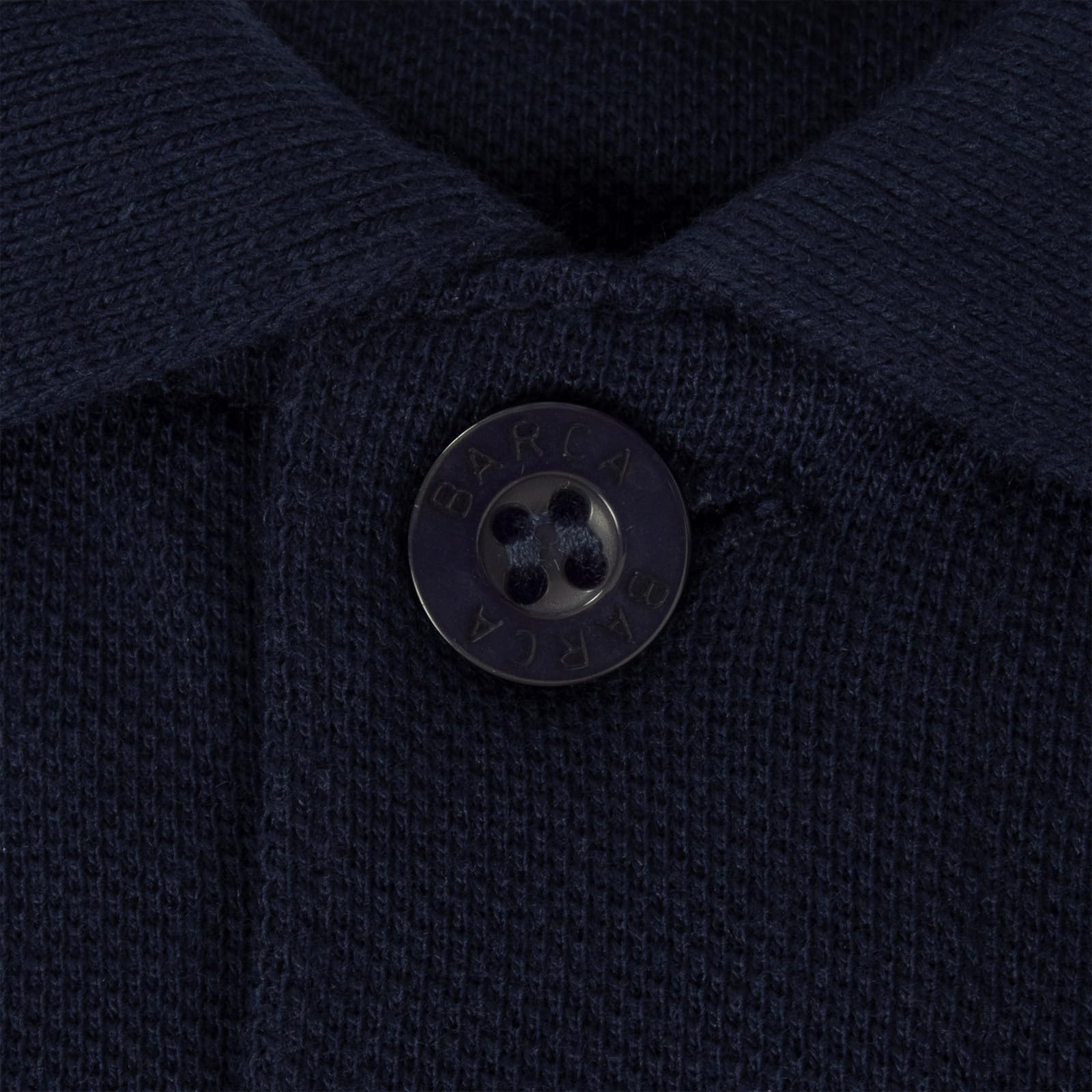 FC Barcelona - Polo Oficial para Hombre - con el Escudo del Club - Azul Marino
