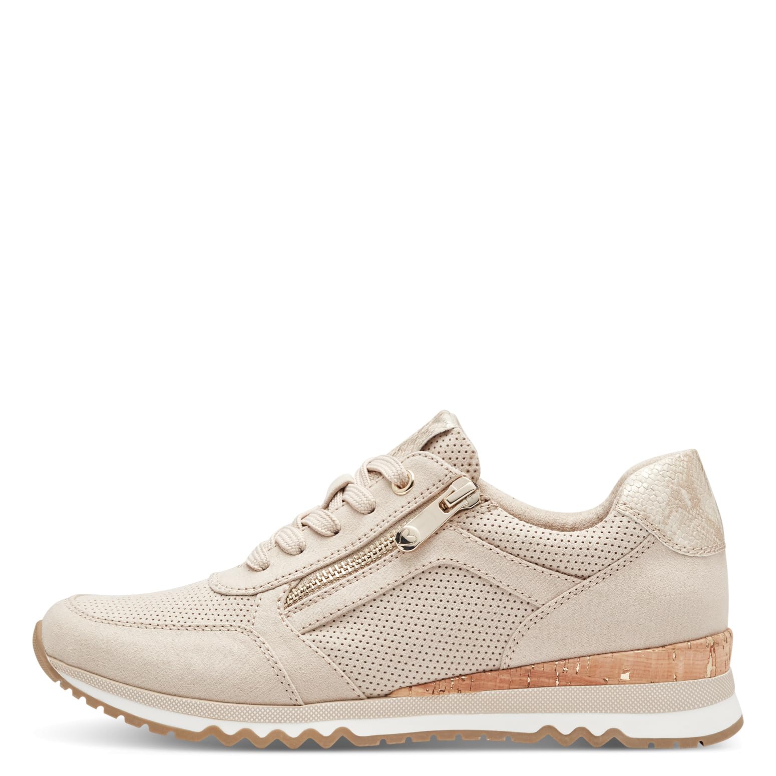 MARCO TOZZI Damen Sneaker flach Freizeit, Beige (Dune Comb), 39 EU – Ansicht 6