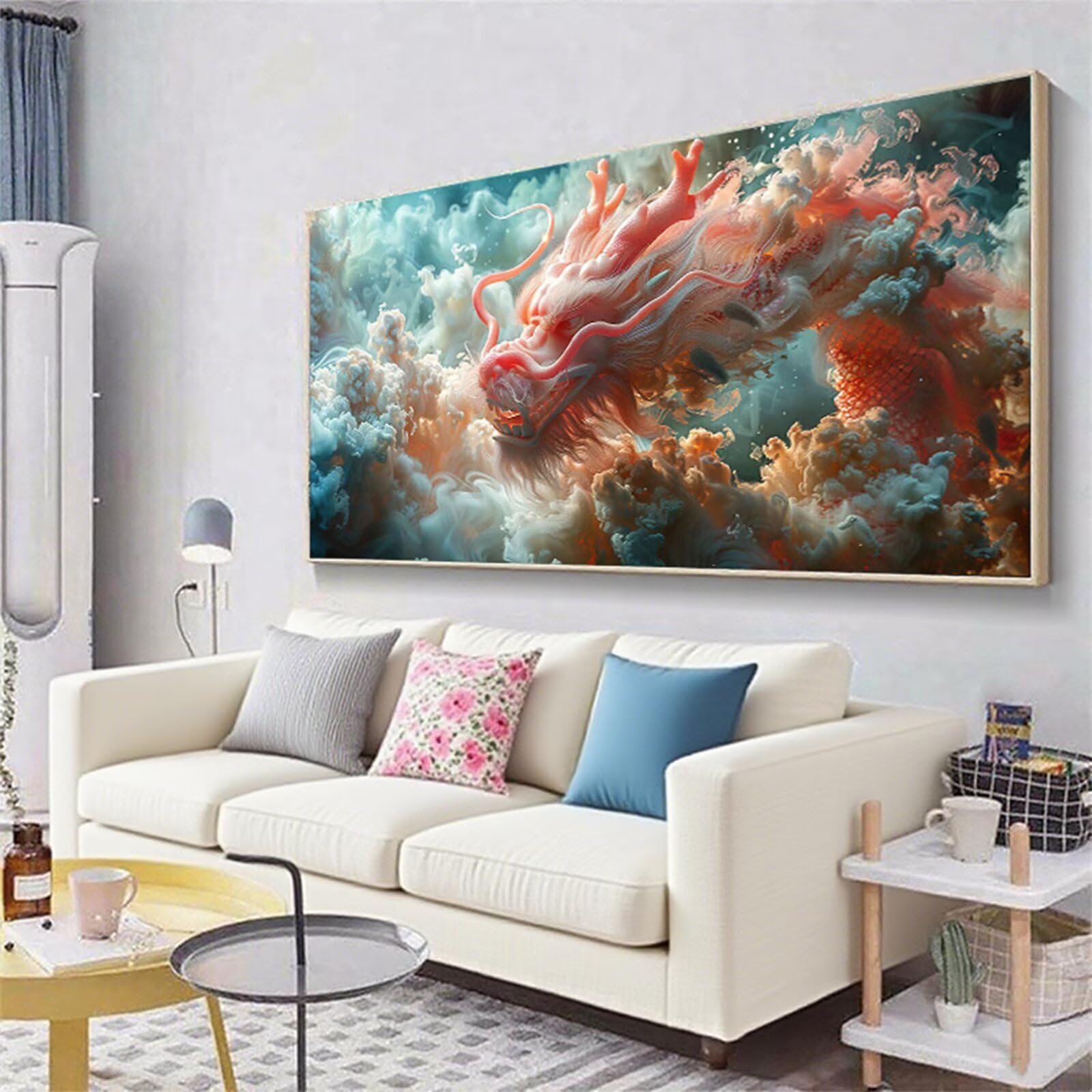 Diamentowe artystyczne chmury, zestawy do malowania diamentami dla dorosłych, 5D Dimond Art Dragon Gem Arts and Crafts Paintings, DIY, kryształ górski, haft krzyżykowy, malowanie po numerach