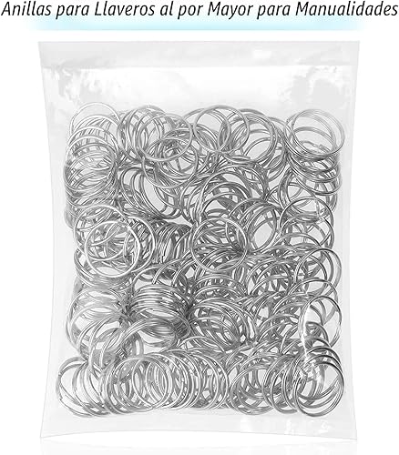 Miniatura 7 de Paxcoo Paquete de 100 llaveros, llaveros divididos a granel para llaveros y manualidades (1 pulgada)