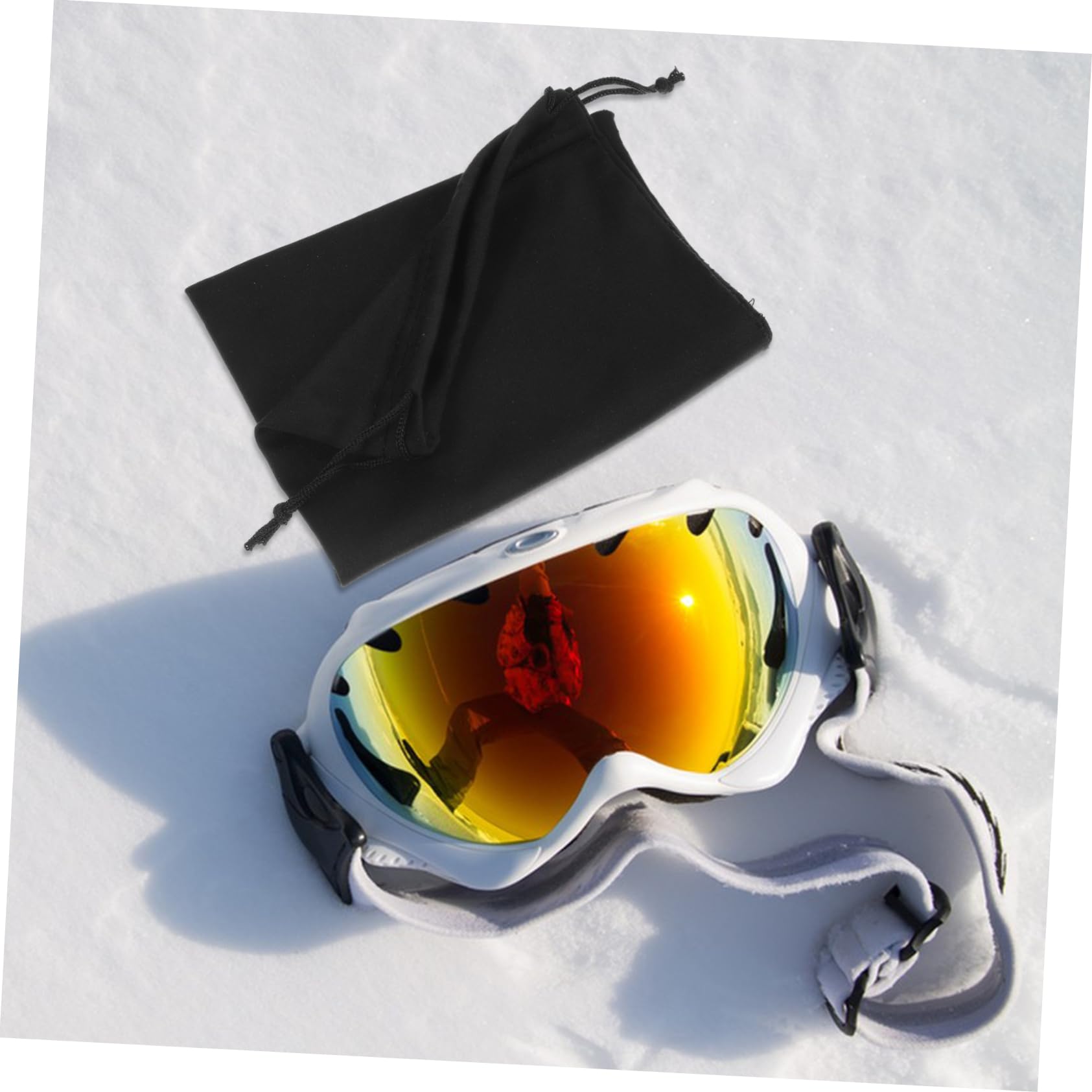 KOMBIUDA 100pièces Pochette De pour Lunettes De Ski Transport Réglables pour Masques De Neige