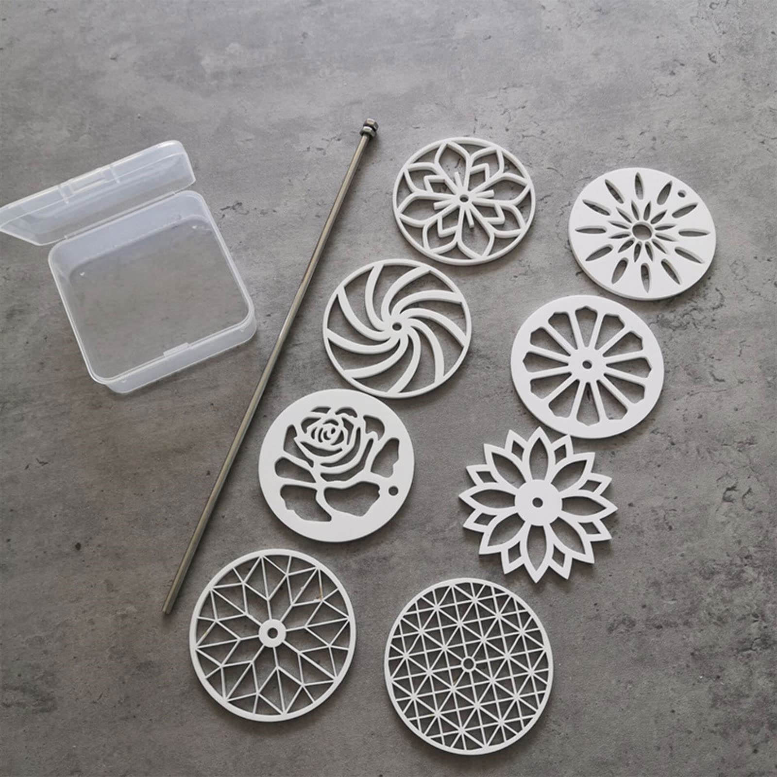 3D kształt cylindryczny forma do świec materiał silikonowy forma DIY rzemiosło formy do pieczenia