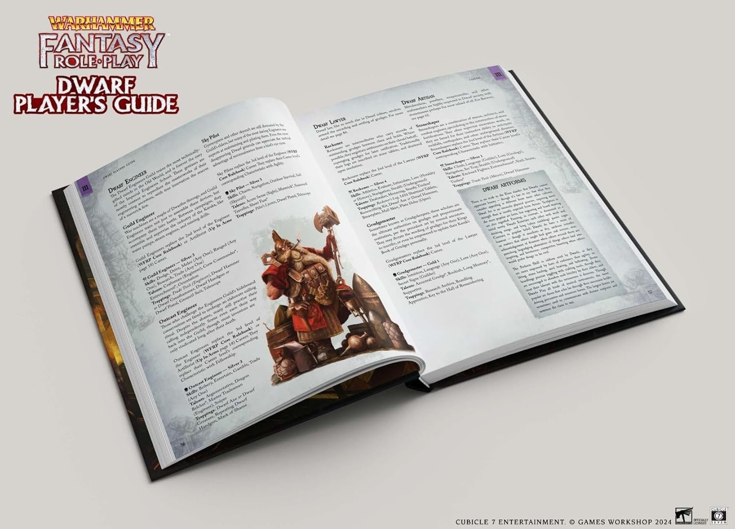 Cubicle 7, Warhammer Fantasy Roleplay: Dwarf Player's Guide Collectors Edition - For Ages 14 and Up, 2 to 5 Players      Hardcover – July 9, 2025