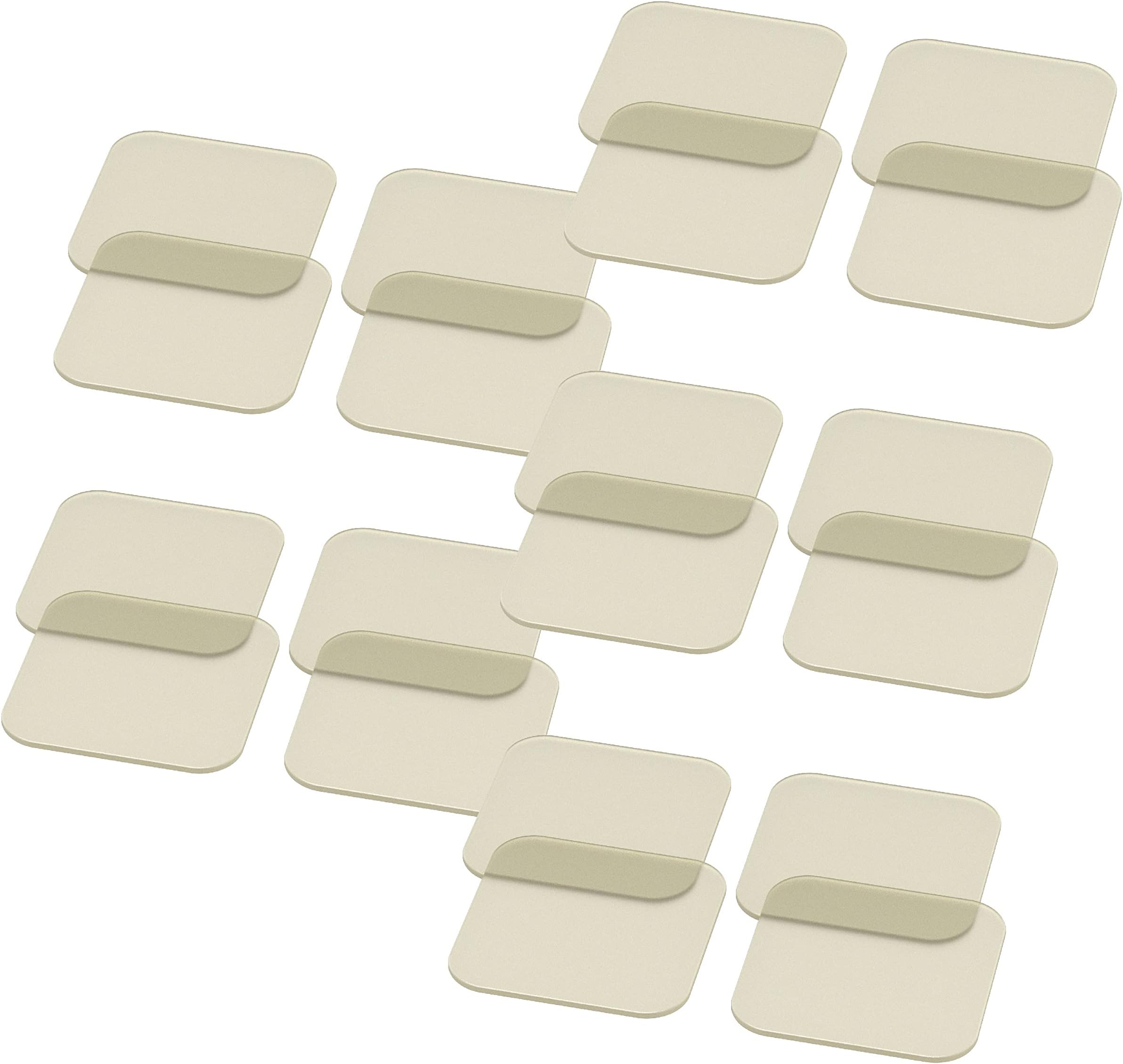 Pure Enrichment® Genuine Reusable Electrode 5-Pack Gel Patch Set - Adhesive TENS Unit & EMS Unit Replacement Patches for PurePulse™ Trio Muscle Stimulator - 20 Total (PETNEMHT)