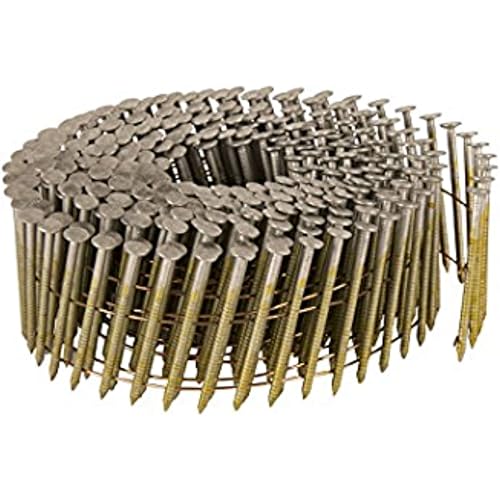 Metabo HPT Siding Nails | 1-3/4 Inch x .090 | 304 Stainless Steel | Wire Coil | Ring Shank | 900 Count | 13350HPT
