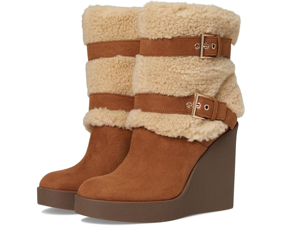 Jessica Simpson Meztyn Shearling Wedge Bootie - Pair View