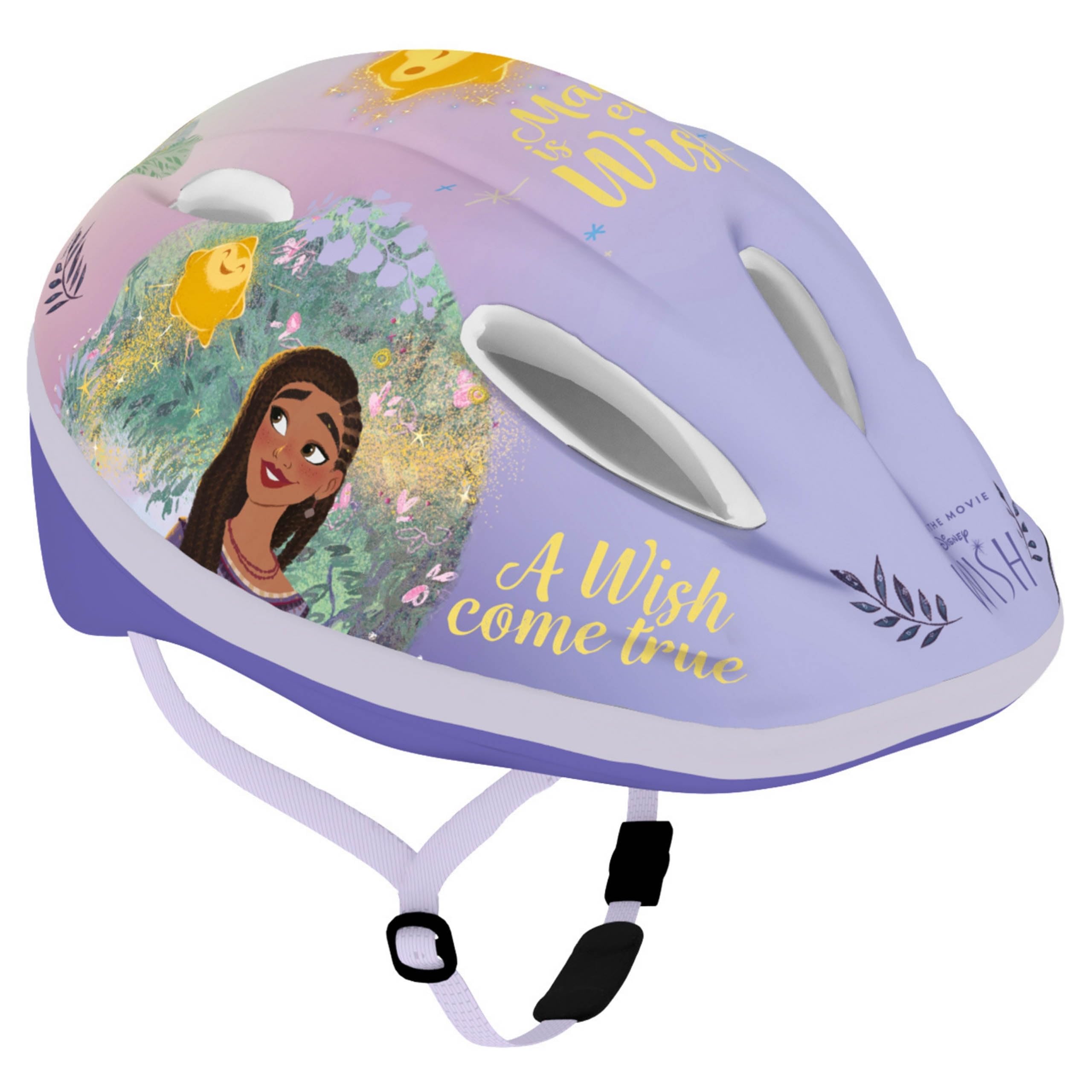 DISNEY SAFE bicycle helmet for girls, for cycling, SPORTY, ADJUSTABLE 52-56 cm (DISNEY Wish 2)