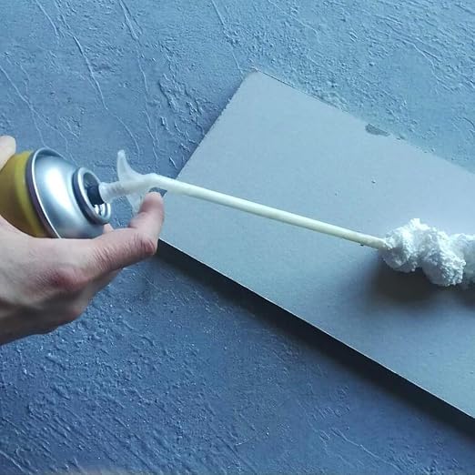 10 Tubos Reemplazo Spray Espuma Transparentes con Boquillas miniatura 7