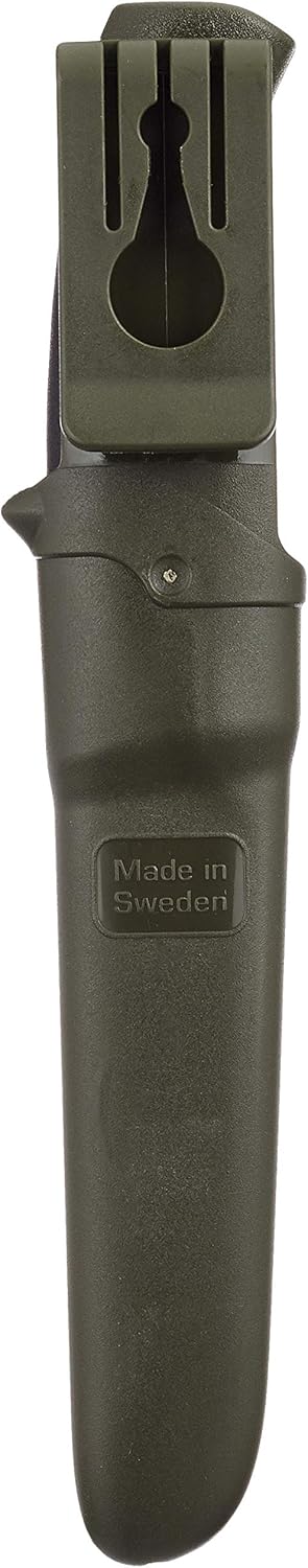 Morakniv Companion Fixed Blade Outdoor Knife with Sandvik Stainless Steel Blade, 4.1-Inch, Military Green : Hunting Fixed Blade Knives : Sports & Outdoors