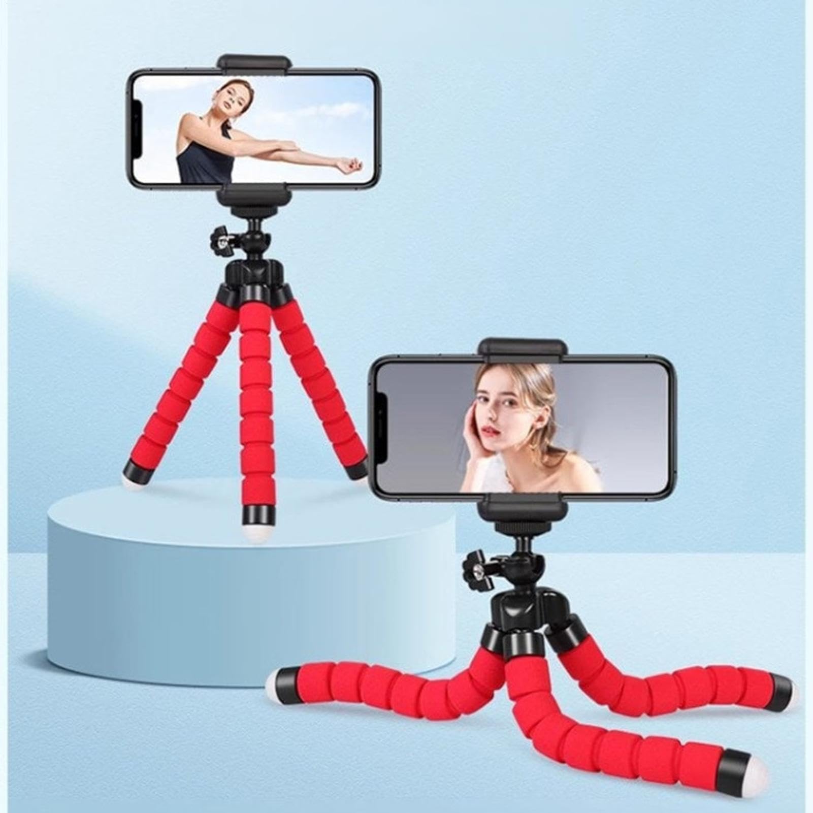 Treppiede Flessibile Per Smartphone - Supporto Pieghevole Per Foto E Video, Con Telecomando Wireless