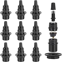 10 x E14 Screw Socket (250V 2A) Bakelite Lamp Sockets with Cable Clamp