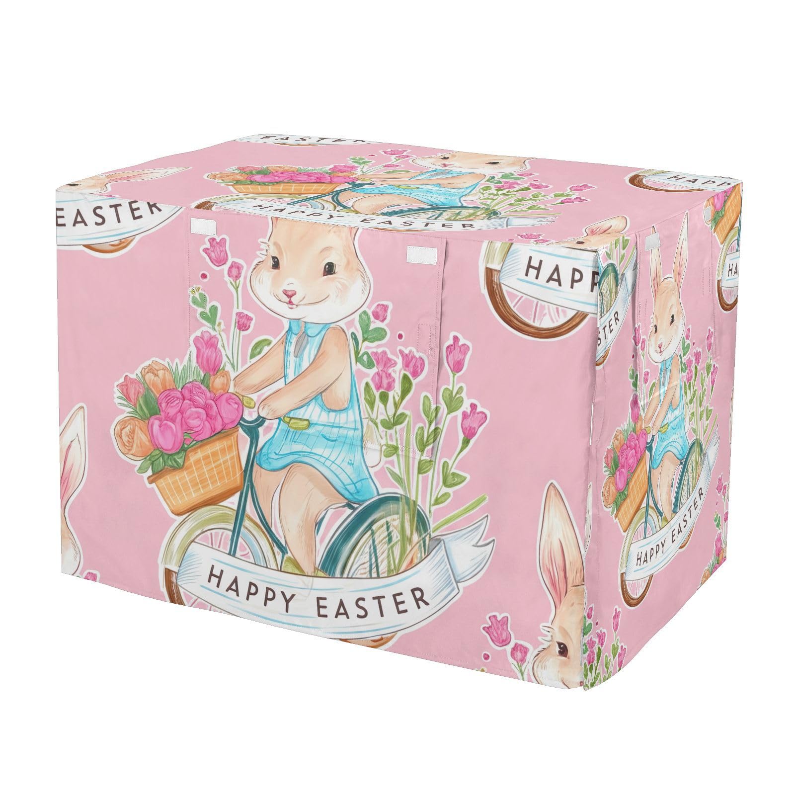 Housse de cage pour chien XL Cheerful Bunny idéale au salon ou en voyage