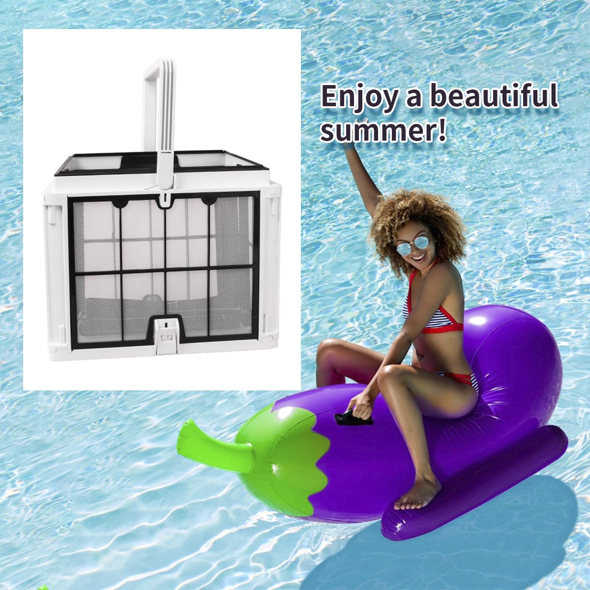 9991457-R1 Schwimmbad-Filterkorb kompatibel mit Dolphin Active 20, Active 30 Explorer E70, M600 S200 S400, T35, T45, T55i Schwimmbad-Wartungsteile,ultrafeines Netz-Design