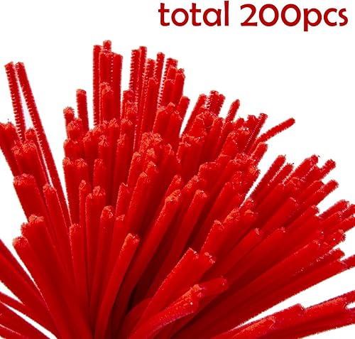 Vista 31 de Caydo 200 piezas de limpiapipas negras de Halloween, tallos de felpilla a granel para niños, manualidades, manualidades creativas y decoración