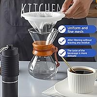 Vista 6 de High Density Ultra-Fine Nylon Mesh Strainer Set - 3 in 1 (100/200/400 Micron) -Nylon Mesh, 100/200/400 Mesh for Coffee, Honey, Wine,Milk, Juice