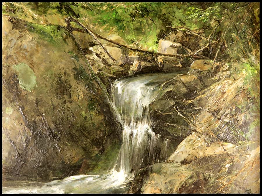 ◇《真 作》林 喜 市 郎油彩画（サイン、裏書き有り）額装